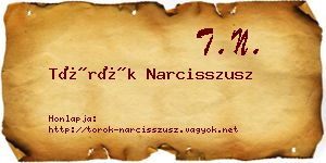 Török Narcisszusz névjegykártya